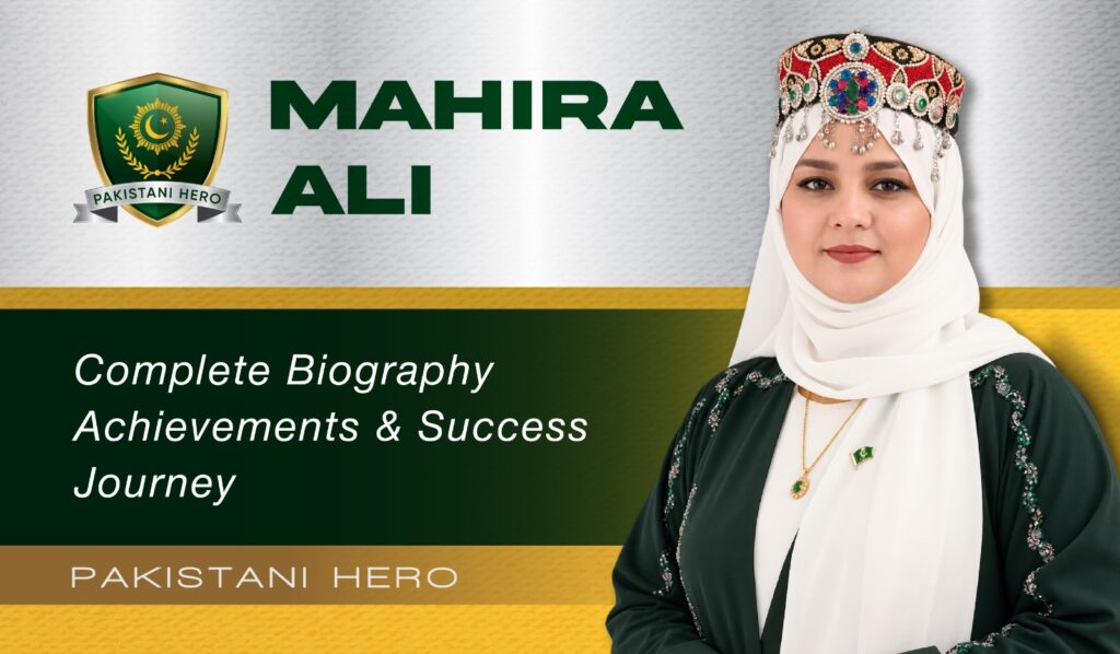 Mahira Ali Pakistani Artist Curator and Cultural Ambassador