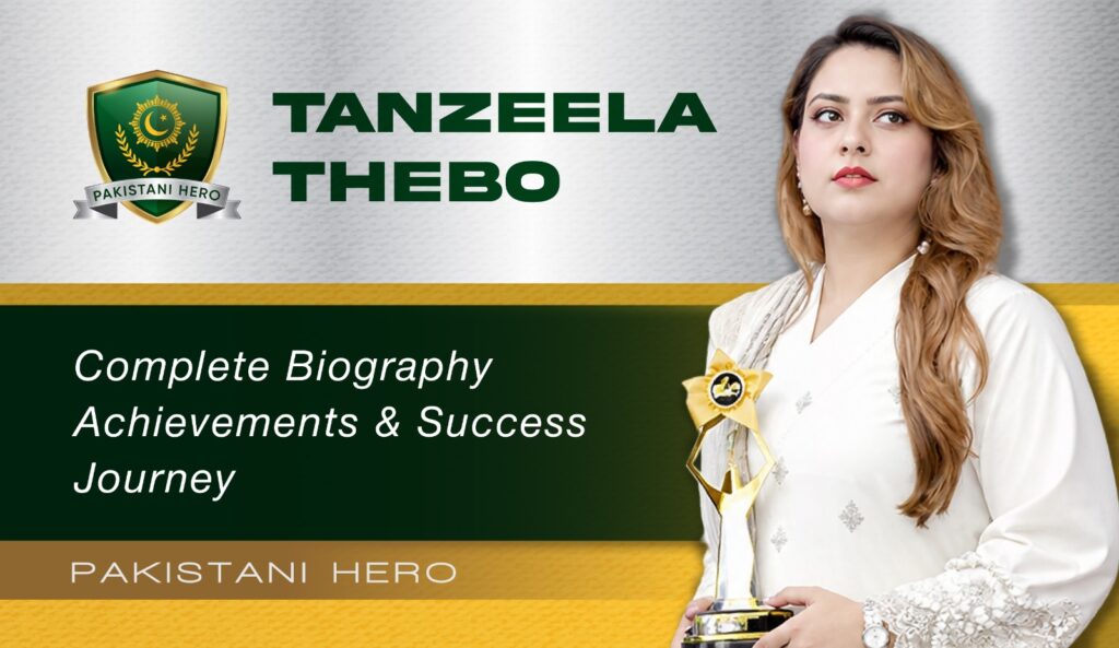 Tanzeela Thebo Biography Education Career Awards