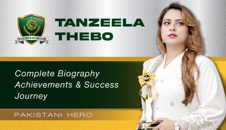 Tanzeela Thebo Biography Education Career Awards