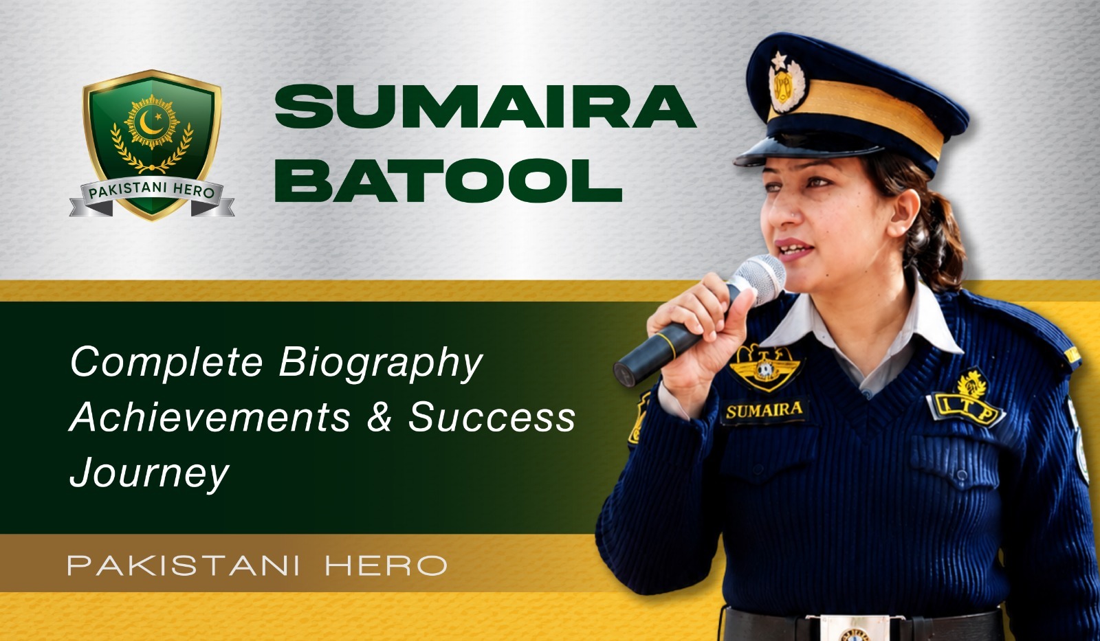 Sumaira Batool A Pioneer in Global Law Enforcement