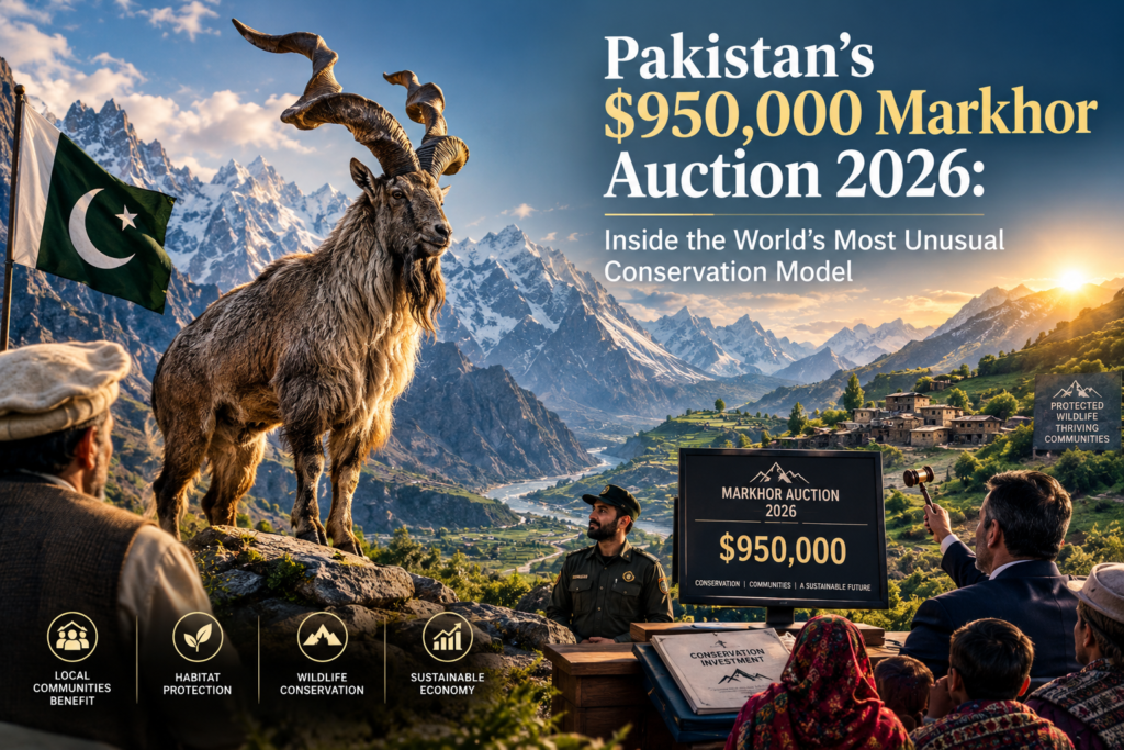 Pakistan Markhor auction 2026