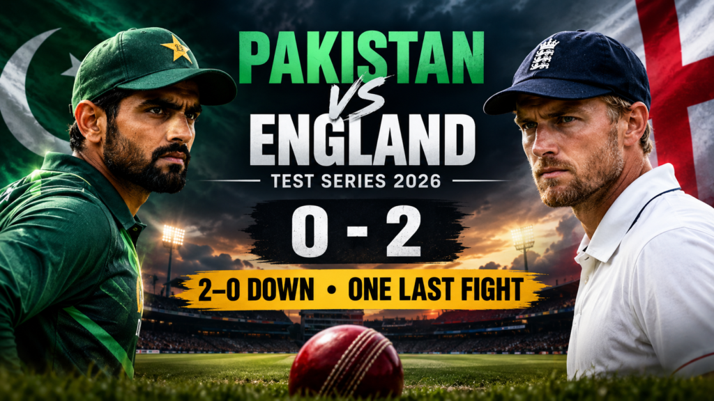 Pakistan vs England Test Series