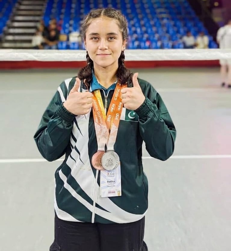 Won Track and Field Medals.