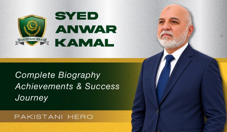 Syed Anwar Kamal | Civil Engineer & Sadaat Foundation Founder