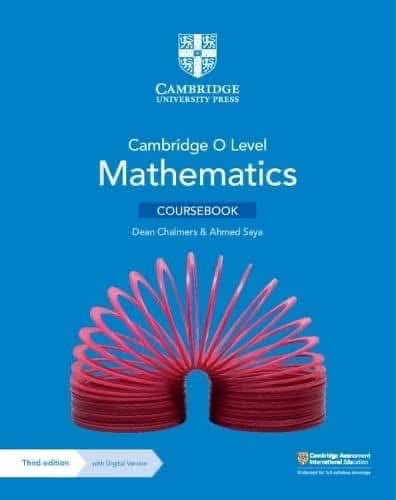 First Pakistani Co-author of Cambridge O Level Mathematics Coursebook