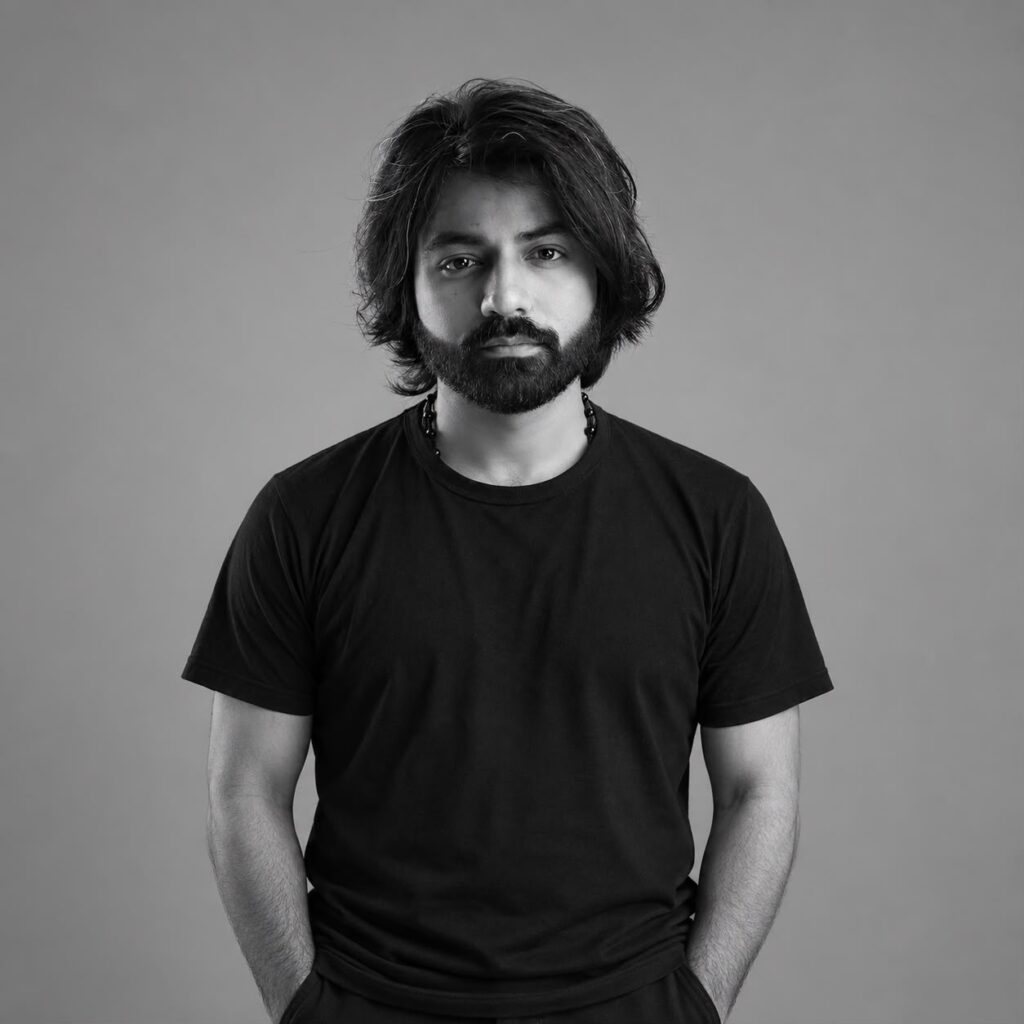 Portrait of Mukhtar Zaidi