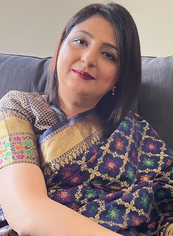 Portrait of Hina Adil, Pakistani textured artist and educator